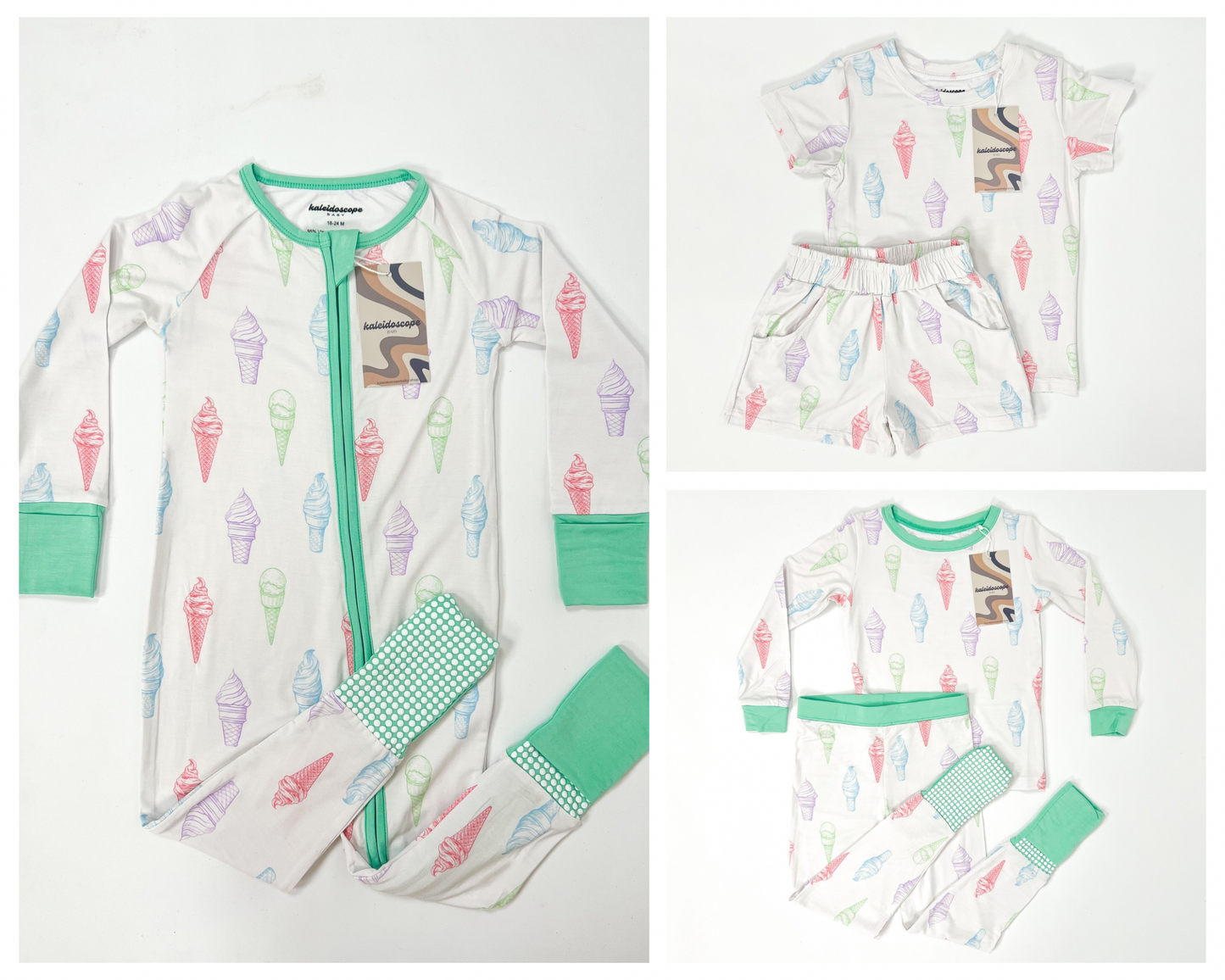 Matching Bamboo T-Shirt and Shorts Set - Brain Freeze