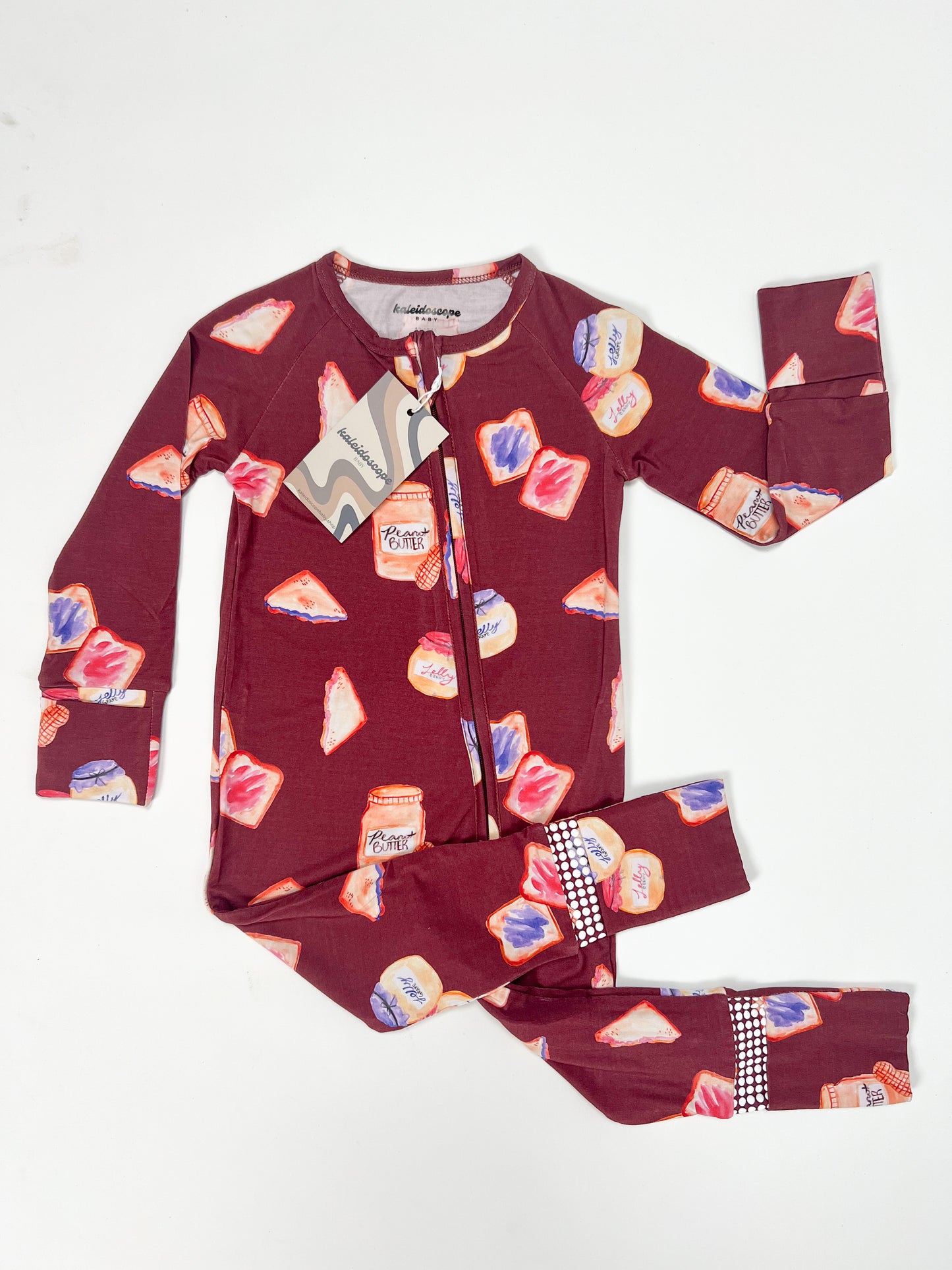 Double Zip Convertible Bamboo Romper - PBJ