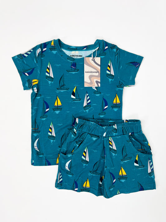 Matching Bamboo T-Shirt and Shorts Set - Regatta