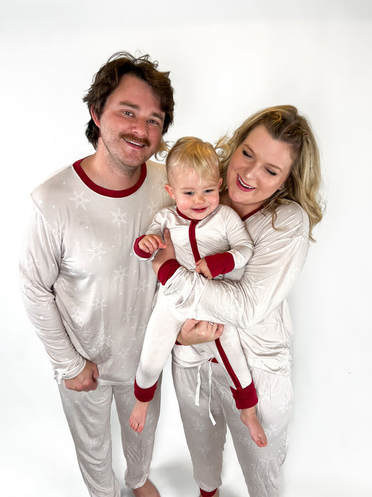 Women’s Bamboo Pajama Set - Snowed In