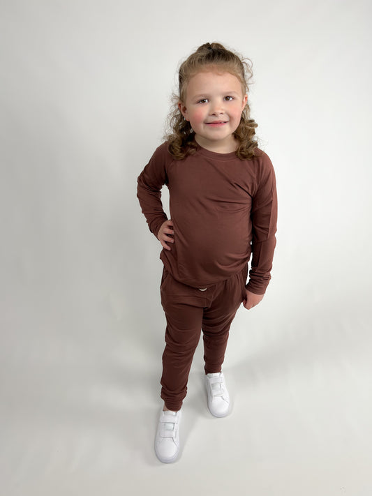 Bamboo Jogger Set - Cocoa