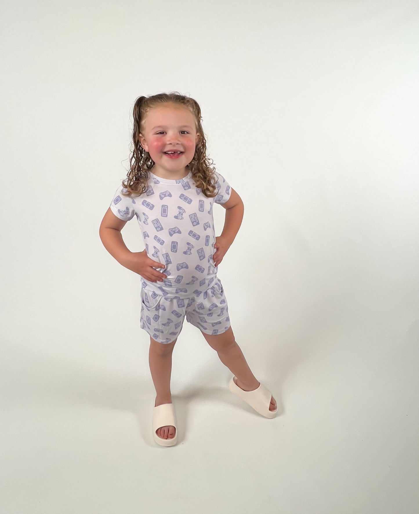 Matching Bamboo T-Shirt and Shorts Set - Game On