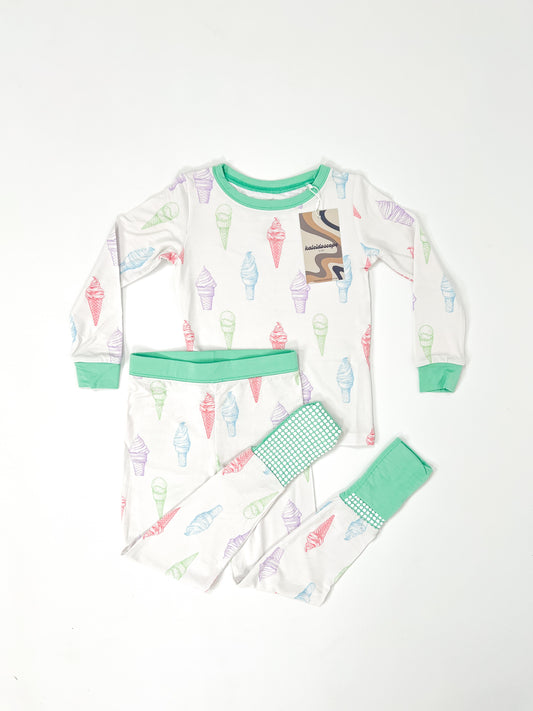 Two Piece Bamboo Jammies - Brain Freeze