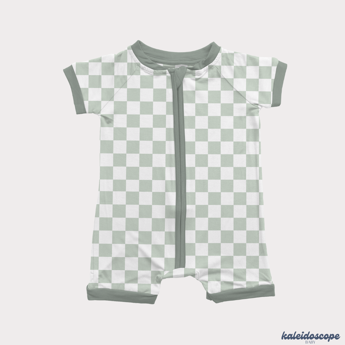 Bamboo Shorty - Sage Check